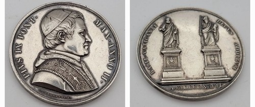 Médaille argent vatican 1847 - argent,