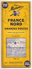 Carte Michelin N°998 - France