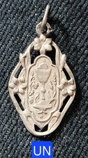 Art Nouveau - Belle Médaille Argent 27 x 16 mm - Calice Par Adolphe Penin 