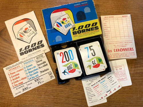 Jeu des 1000 bornes édition - bornes,