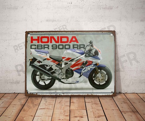 Plaque métal vintage honda - plaque,
