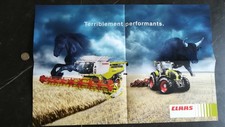 Poster moissonneuses Claas
