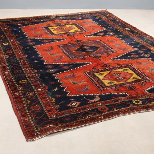 Tapis ancien asiatique - tapis, laine