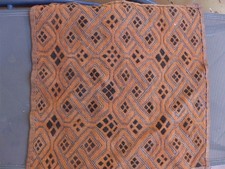 ART AFRICAIN  AFRICAN ART  TRIBAL  VELOURS KASAI ANCIEN SHOOWA  KUBA  CONGO