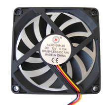Ventilateur 80 mm PC 12V  3