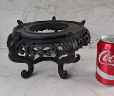 socle chinois bois sculpté