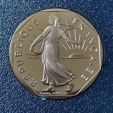 2 FRANCS SEMEUSE 1991 BE BELLE