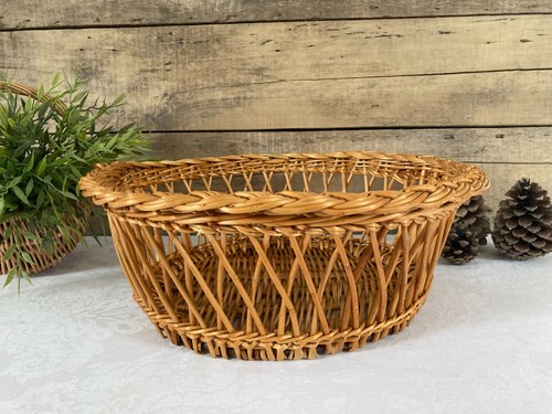 126 ancien panier - ancien, rond