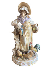 Groupe Figurine Paysanne avec