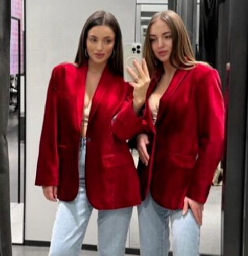 Zara rouge velours - rouge,