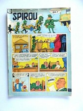 SPIROU 1179 1960 Gil Jourdan Tillieux + la Vache qui Rit et Gaston Lagaffe  