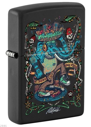 Zippo black light groovy - zippo,
