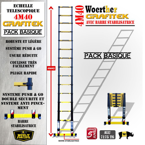 Echelle telescopique woerther - echelle,