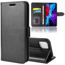 Coque Etui Flip Noir pour iPhone 14 Pro 12 13 Pro Max 6/7/8/Plus/XS/XR/11 Pro