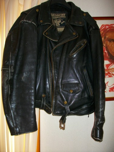 Blouson cuir redskins style - cuir,