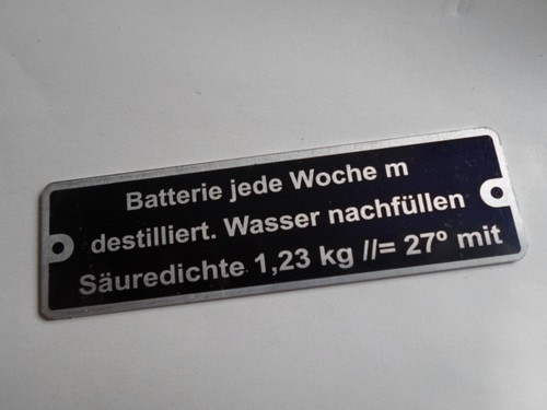 Plaque signalétique fendt - plaque,