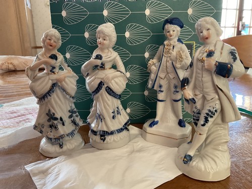Lot statue porcelaine - lot, de