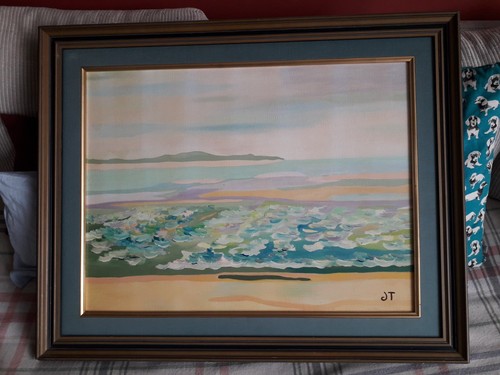 Tableau ancien huile sur - l'huile,