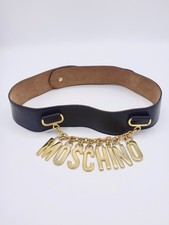 Moschino ceinture cuir - cuir, vintage