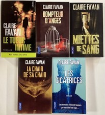 5 romans CLAIRE FAVAN livre lot roman poche POLICIER polar thriller