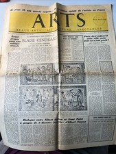 ART - Journal "Arts" du 16/11/1951 Cendrars, Peinture, Drouot, Artistes...