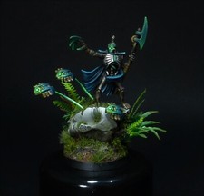 Tétrarque Necron lord Warhammer 40k -  METAL OOP - Pro Painted