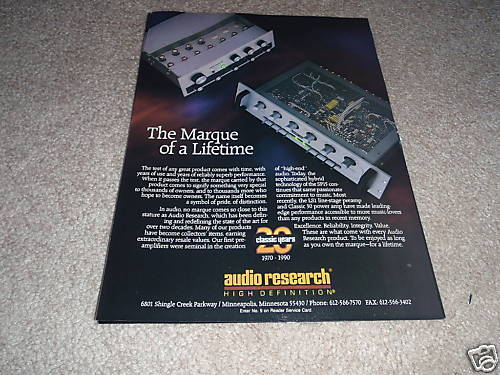 Audio research ls1 préamp - audio,