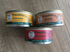 3 patées pour chat Franklin (3x100g)