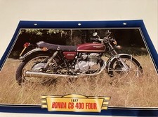 Honda CB400 Four 1977 500 CB fiche carte moto passion collection Atlas 500CB