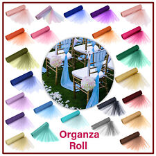 25M Organza Rouleau Tissu