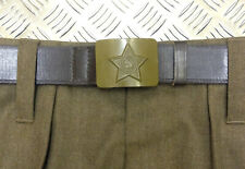 Véritable Russe / USSR / Soviet / Cccp Army Ceinture Avec Marteau Et Boucle Neuf
