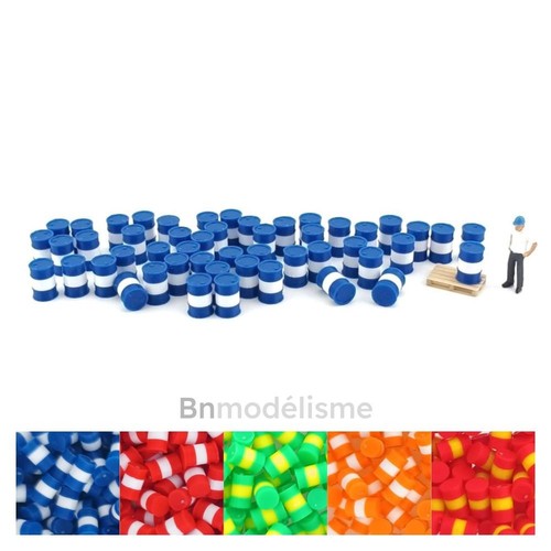 Lot barils bidons fûts - barils,