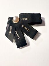 Ruban Chanel Édition spéciale Noël?Noir et doré avec Perle