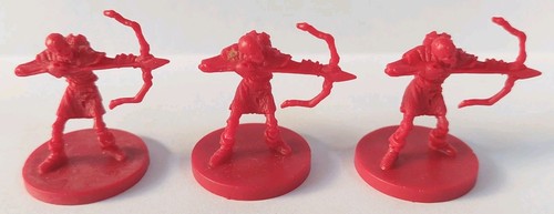 Figurines squelette rouge - 3,