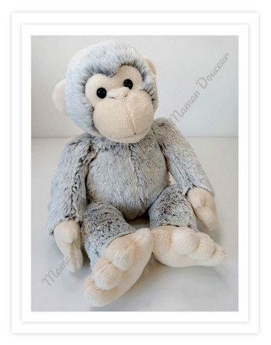 Peluche doudou singe beige - peluche/doudou,