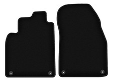 Tapis de sol avant en velours noir pour Saab 9-3 II Y3SF 2002-2014 