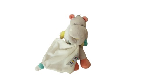 Peluche mouchoir hippopotame