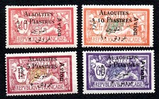Colonies Françaises Alaouites PA n°1/4 Nx TB cote 54 euros !