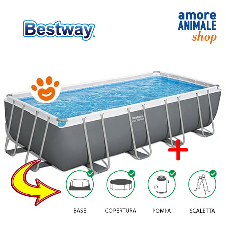 Bestway piscine steel pro max - steel,