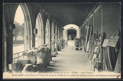 Cpa lèves musée lapidaire - cpa,