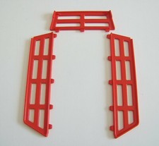 PLAYMOBIL (T4222) FERME - Ensemble Complet de Barrières Rouge Remorque 3451