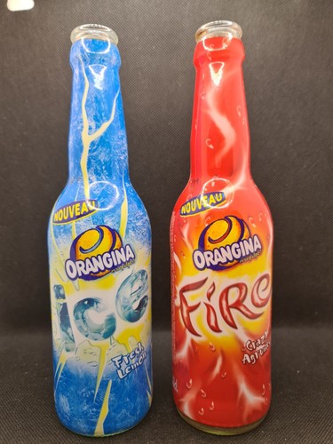 Bouteilles orangina glass - 2x, /