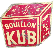 Plaque émaillée bouillon - plaque,