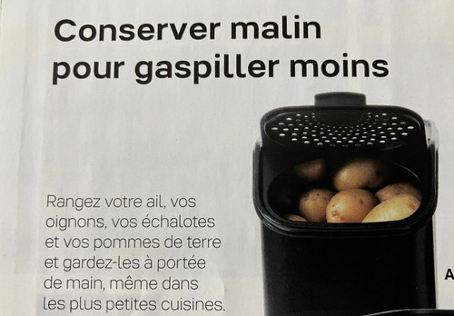 Coffre pomme terre 5 l - coffre, de