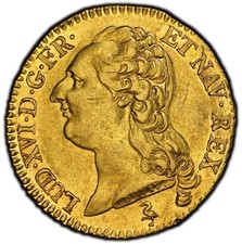 Louis XVI Louis d'or à la tête nue 1785 Paris Superbe rare PCGS AU53