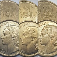 10 20 50 Francs Guiraud (1950 - 1958) Choisissez Année & Etat !