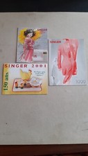 3 Calendriers de poche SINGER, Machine à Coudre, fil  (publicitaire, mini, petit