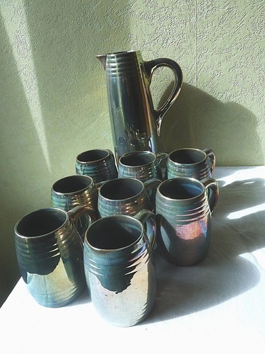 Pot chopes en grès - chopes,