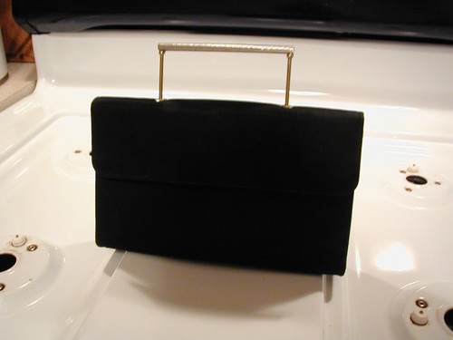 Vintage black evening small - hl,