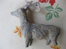 Cerf en étain , couvercle